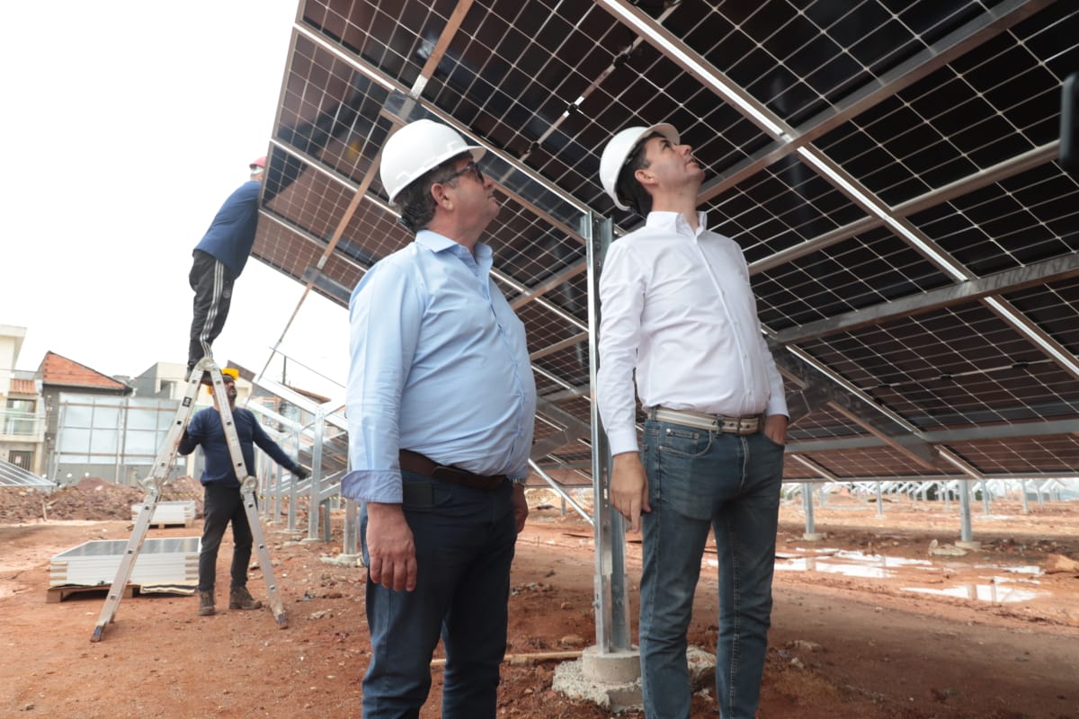 SANTO ANDRÉ AVANÇA EM OBRAS DE USINA SOLAR NO JARDIM LAS VEGAS