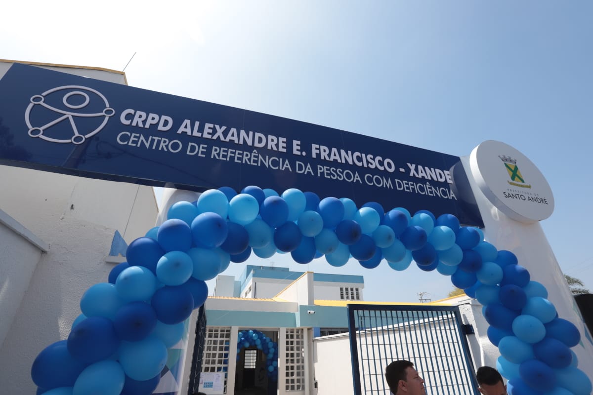SANTO ANDRÉ INAUGURA CENTRO DE REFERÊNCIA DA PESSOA COM DEFICIÊNCIA