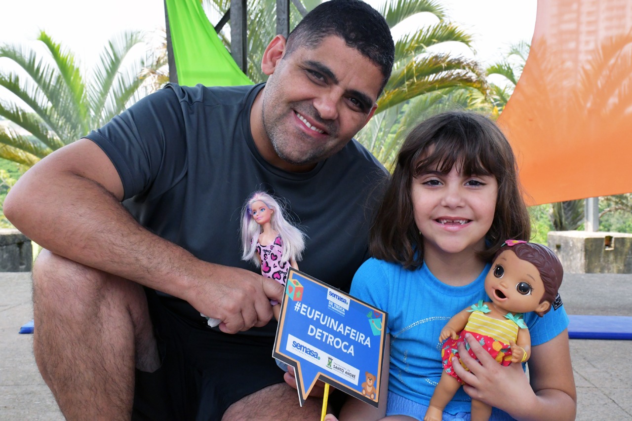 SANTO ANDRÉ RETOMA FEIRA DE TROCA DE BRINQUEDOS COM SHOW DE SUSTENTABILIDADE E SOLIDARIEDADE 