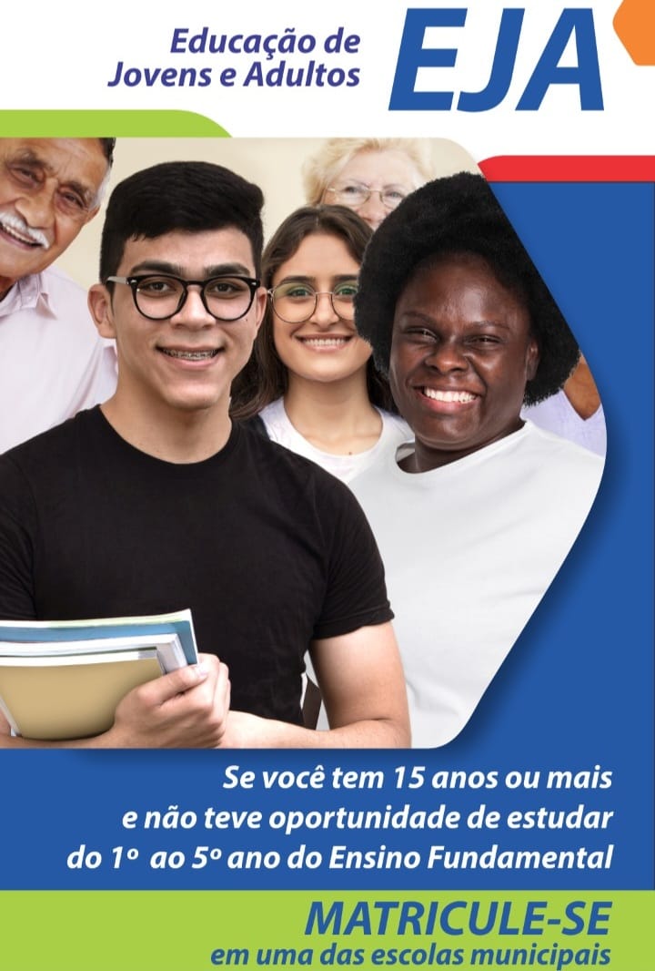 MATRÍCULA ABERTA EJA 2024 ESCOLA E.M.PRF MARIA WANNY SOARES CRUZ