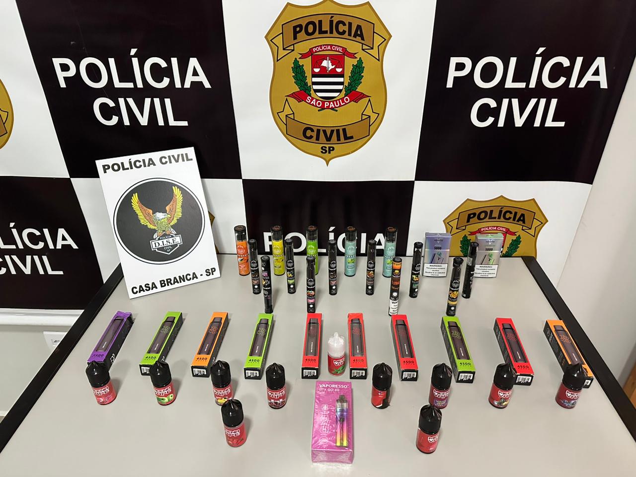 COMERCIANTE DE TAMBAÚ É PRESO POR VENDER CIGARRO ELETRÔNICO 