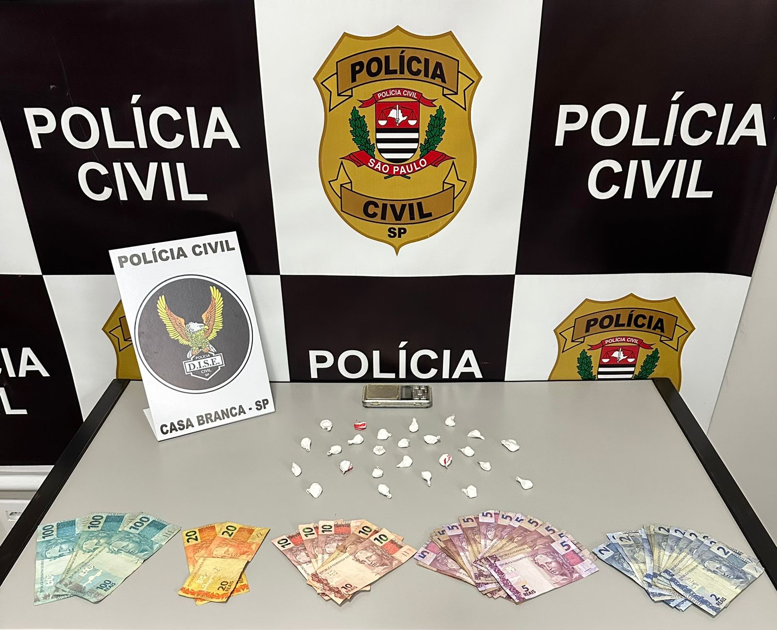 DISE PRENDE HOMEM DE 50 ANOS POR TRÁFICO DE DROGAS EM MOCOCA