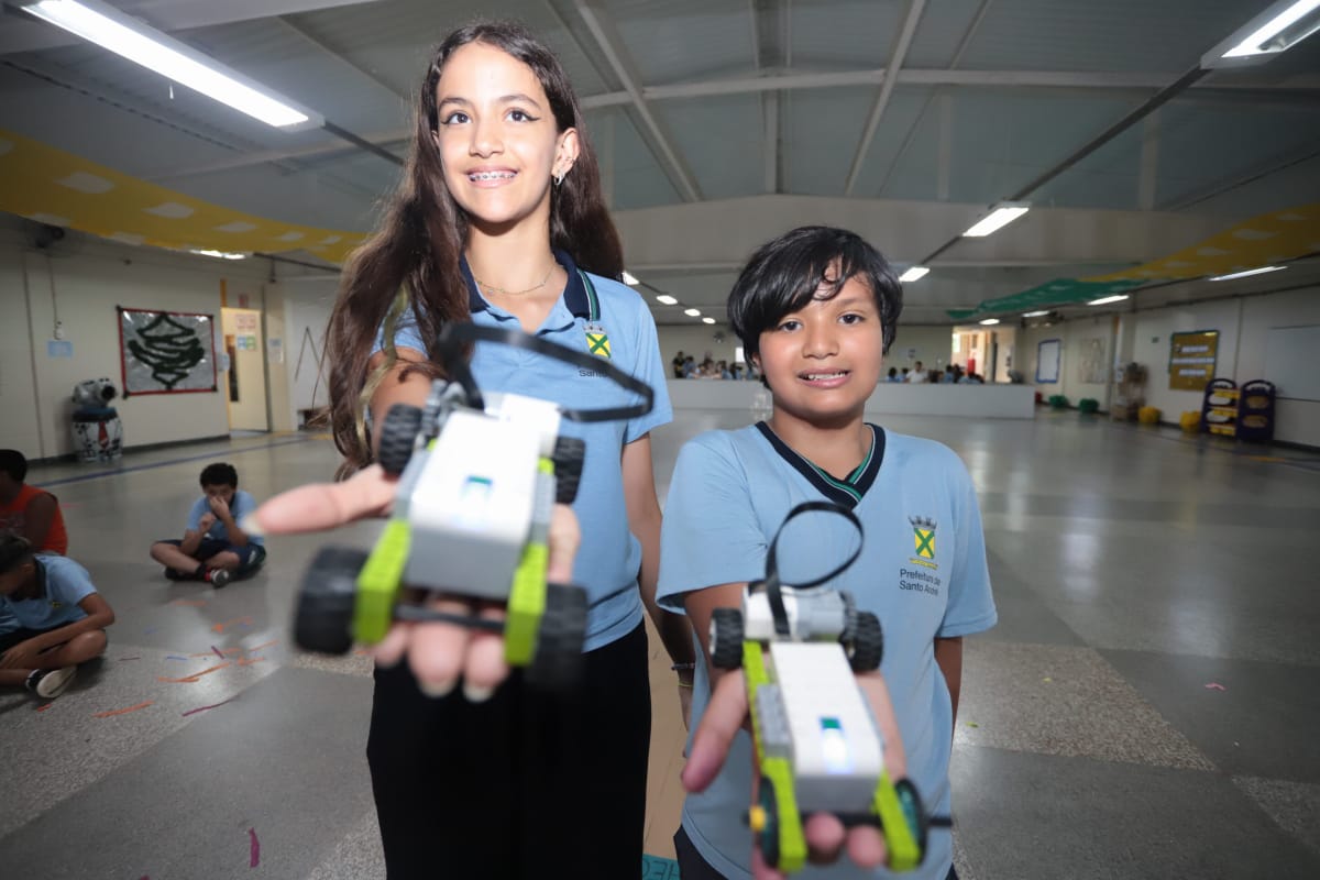 EDUCAÇÃO DE SANTO ANDRÉ REALIZA 1° DESAFIO DE ROBÓTICA