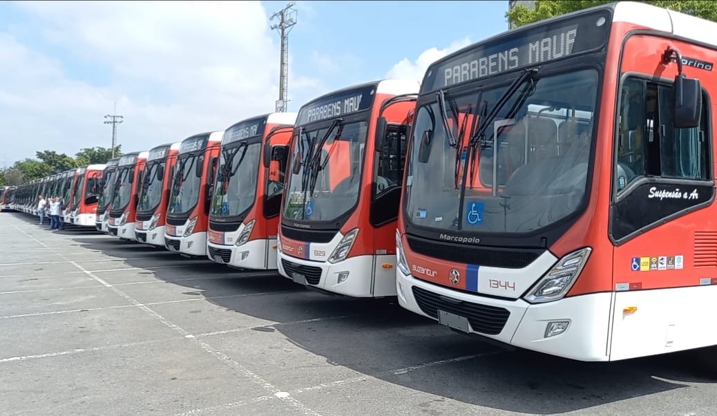 MAUÁ RECEBE 50 NOVOS ÔNIBUS PARA O TRANSPORTE MUNICIPAL