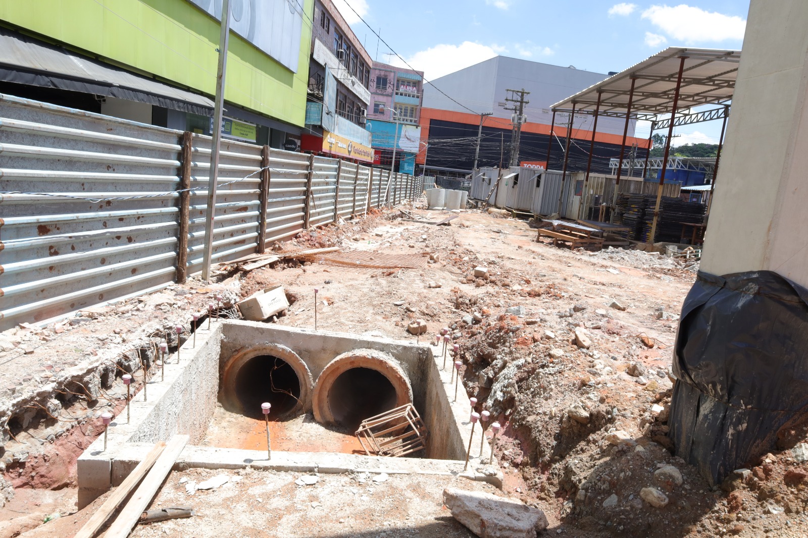 OBRAS DE DRENAGEM NA NOVA ESTAÇÃO AUMENTAM CAPACIDADE DE ABSORÇÃO DA ÁGUA DAS CHUVAS