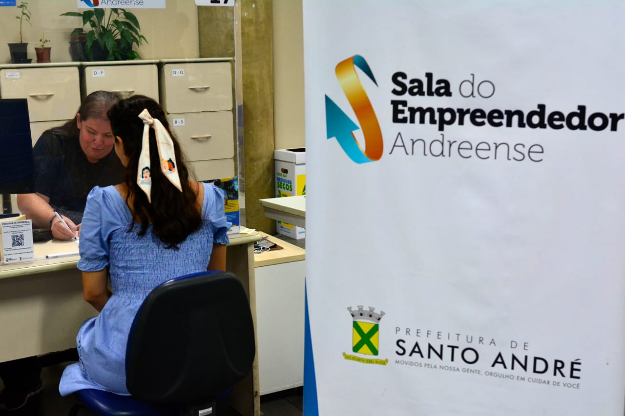 SALA DO EMPREENDEDOR DE SANTO ANDRÉ DOBRA NÚMERO DE ATENDIMENTOS EM UM ANO