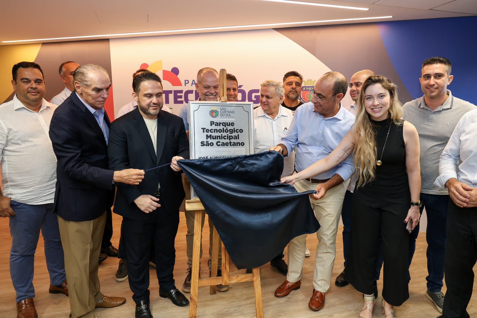 AURICCHIO INAUGURA O PARQUE TECNOLÓGICO DE SÃO CAETANO 