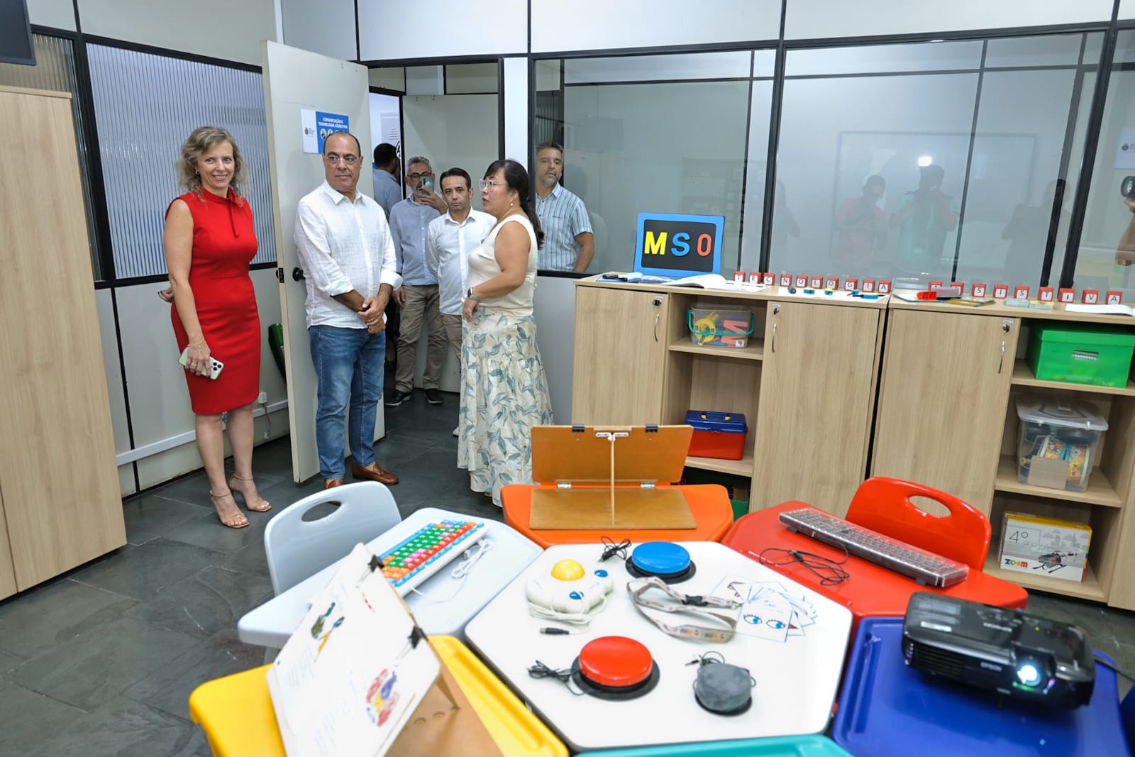 AURICCHIO INAUGURA NÚCLEO DE APOIO À EDUCAÇÃO INCLUSIVA 
