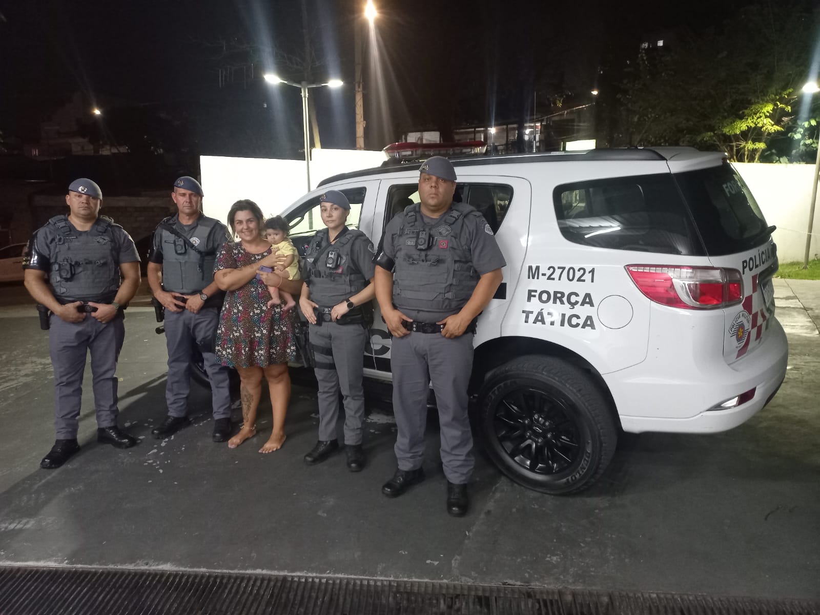 POLÍCIA MILITAR SALVA CRIANÇA DESFALECIDA POR ENGASGAMENTO