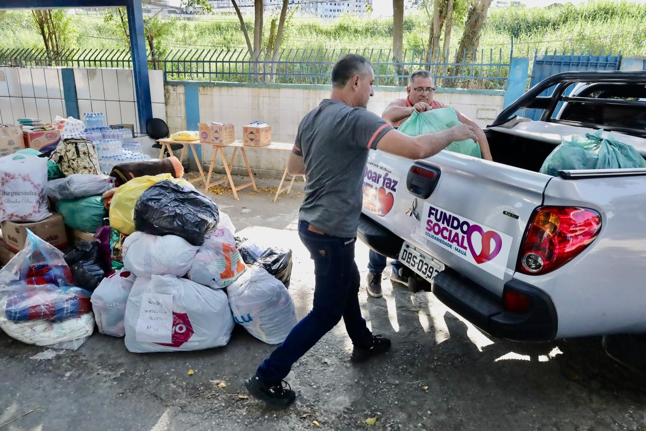 MAUÁ ARRECADA 70 TONELADA DE DONATIVOS PARA O RIO GRANDE DO SUL