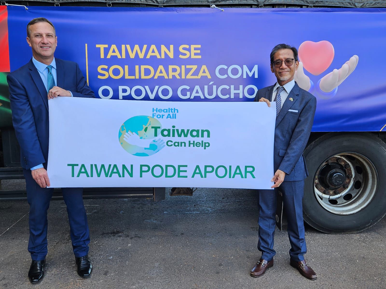 Taiwan doa R$ 1 milhão para vítimas das enchentes no Rio Grande do Sul