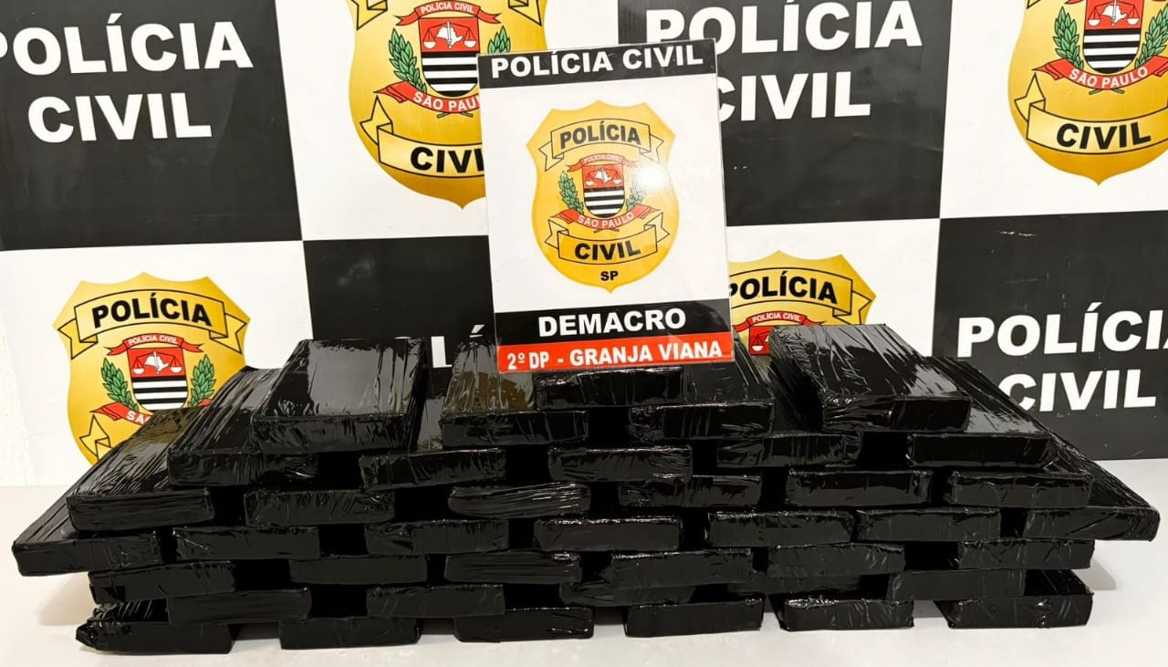 Homem é preso com 40 kg de cocaína em Araçariguama