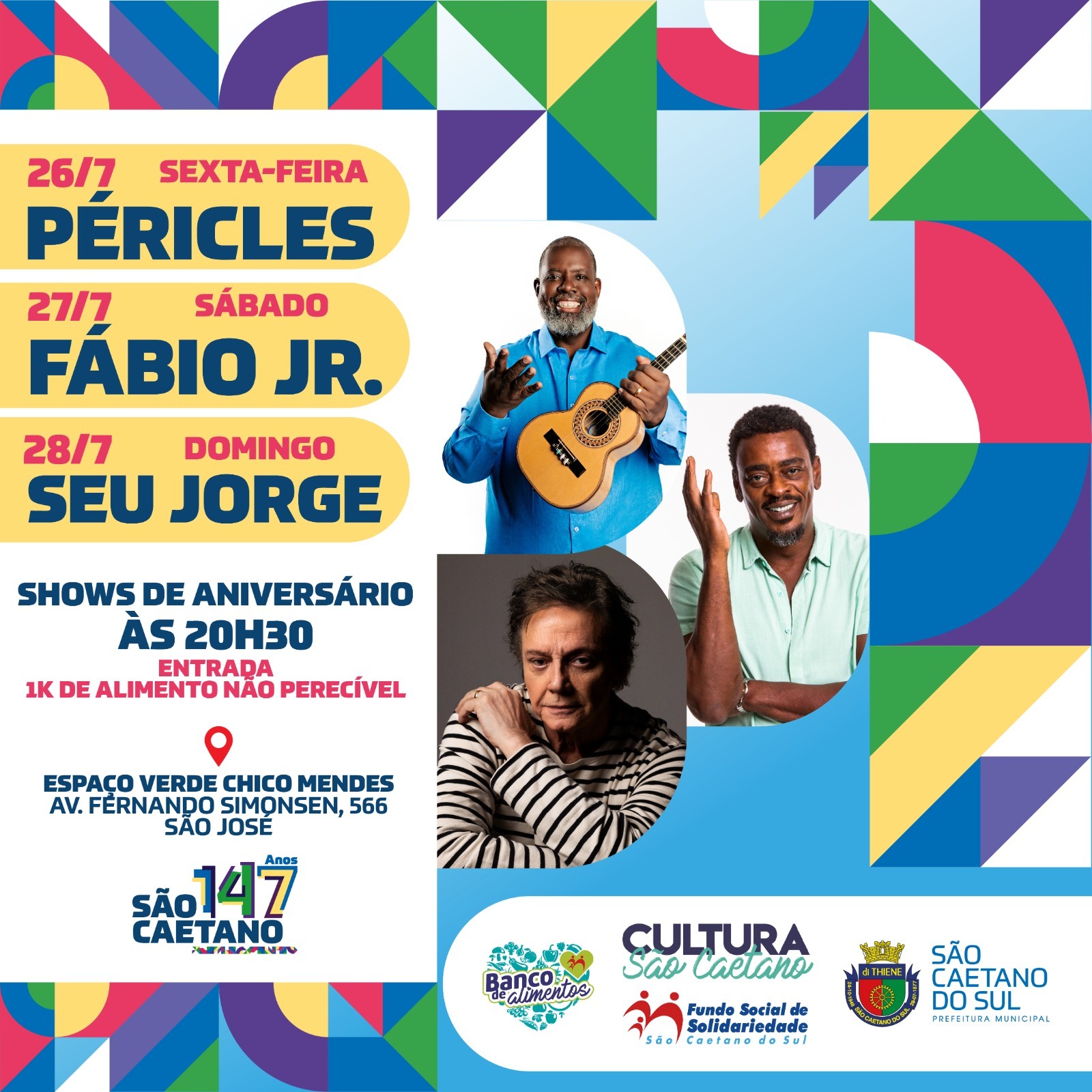 Eventos em comemoração aos 147 anos de São Caetano acontecem na próxima semana