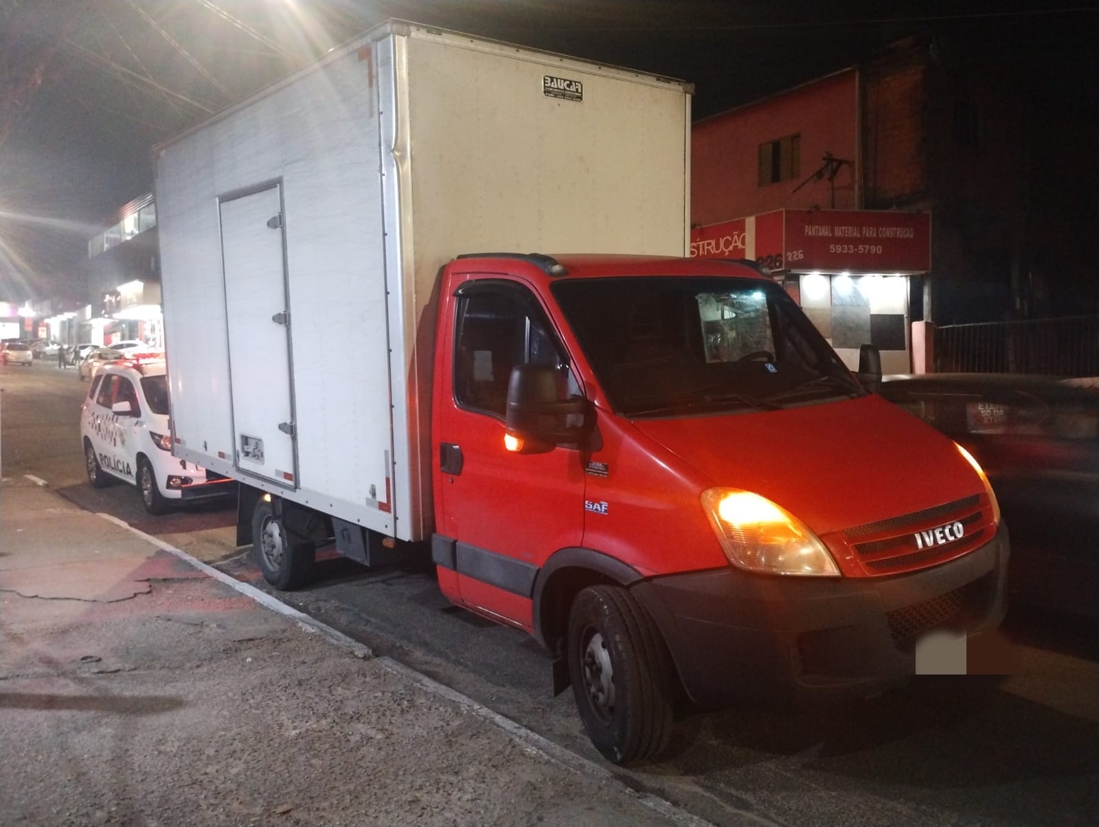 CARGA ROUBADA É RECUPERADA DURANTE PATRULHAMENTO NO BAIRRO GRAJAÚ/SP
