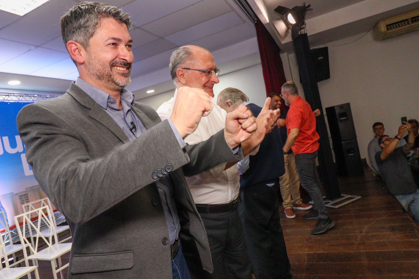 Com presença de Alckmin e Márcio França, PSB oficializa candidatura de Eduardo Leite a prefeito de Santo André