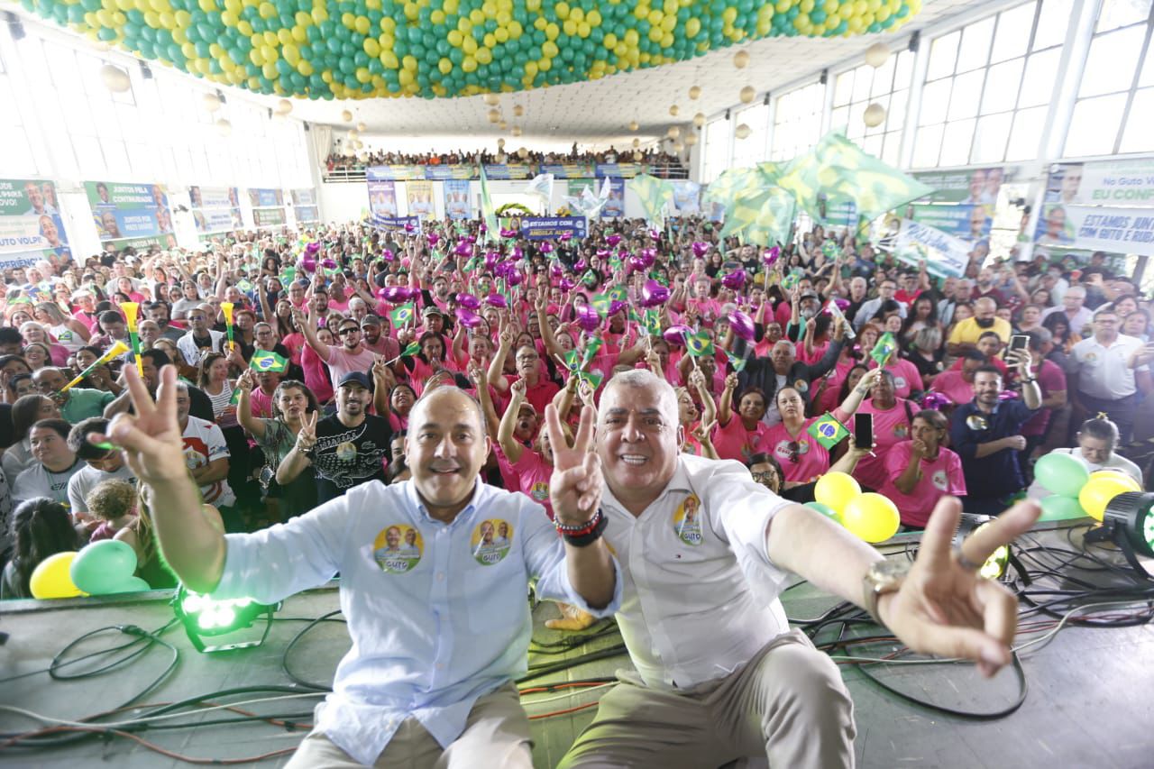 GUTO VOLPI REÚNE MAIS DE 5 MIL PESSOAS EM LANÇAMENTO DE PRÉ-CANDIDATURA EM RIBEIRÃO PIRES 