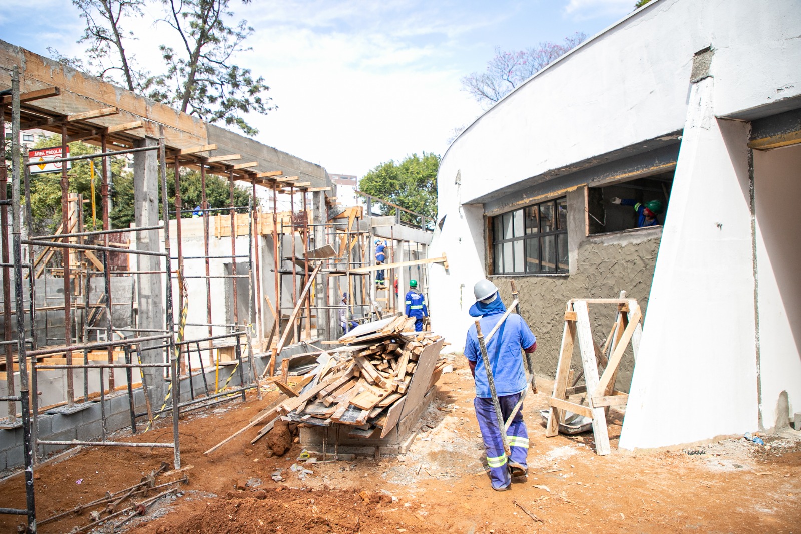Obras do Complexo de Atenção Integral à Pessoa com Deficiência seguem em ritmo acelerado em São Caetano