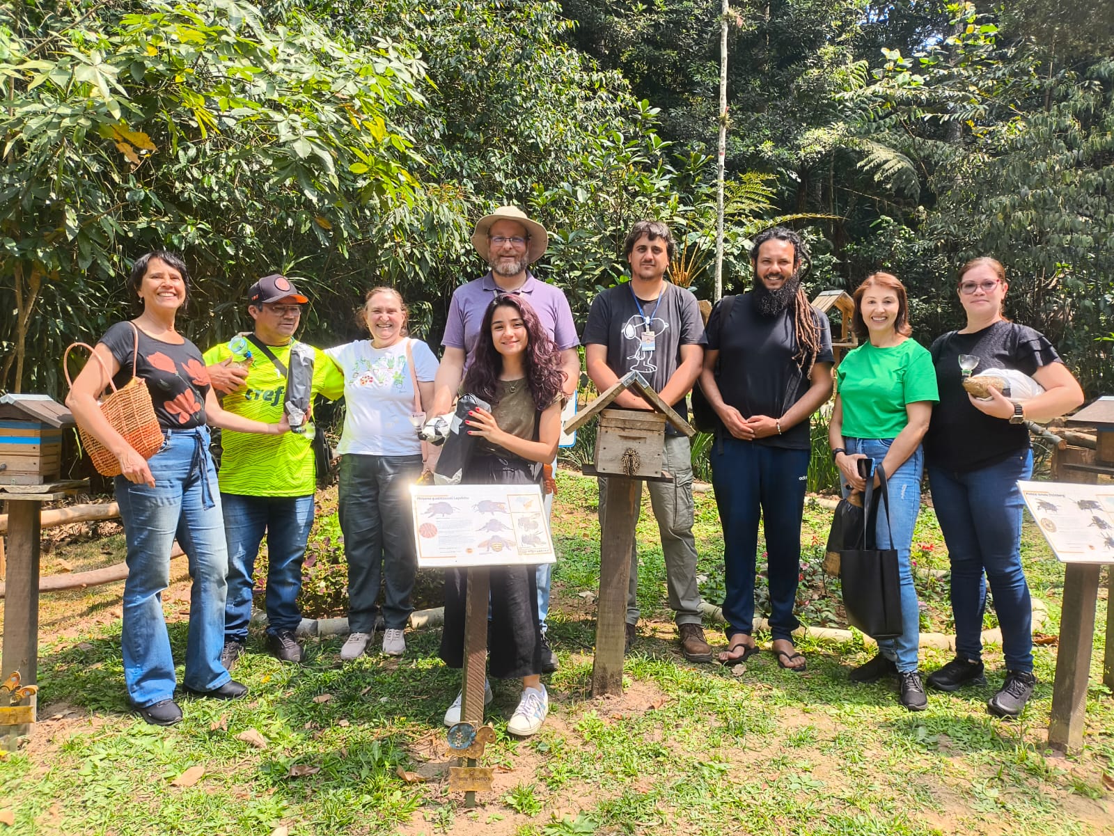 Jardim das Abelhas do Parque do Guapituba completa um ano e promove oficina de conscientização