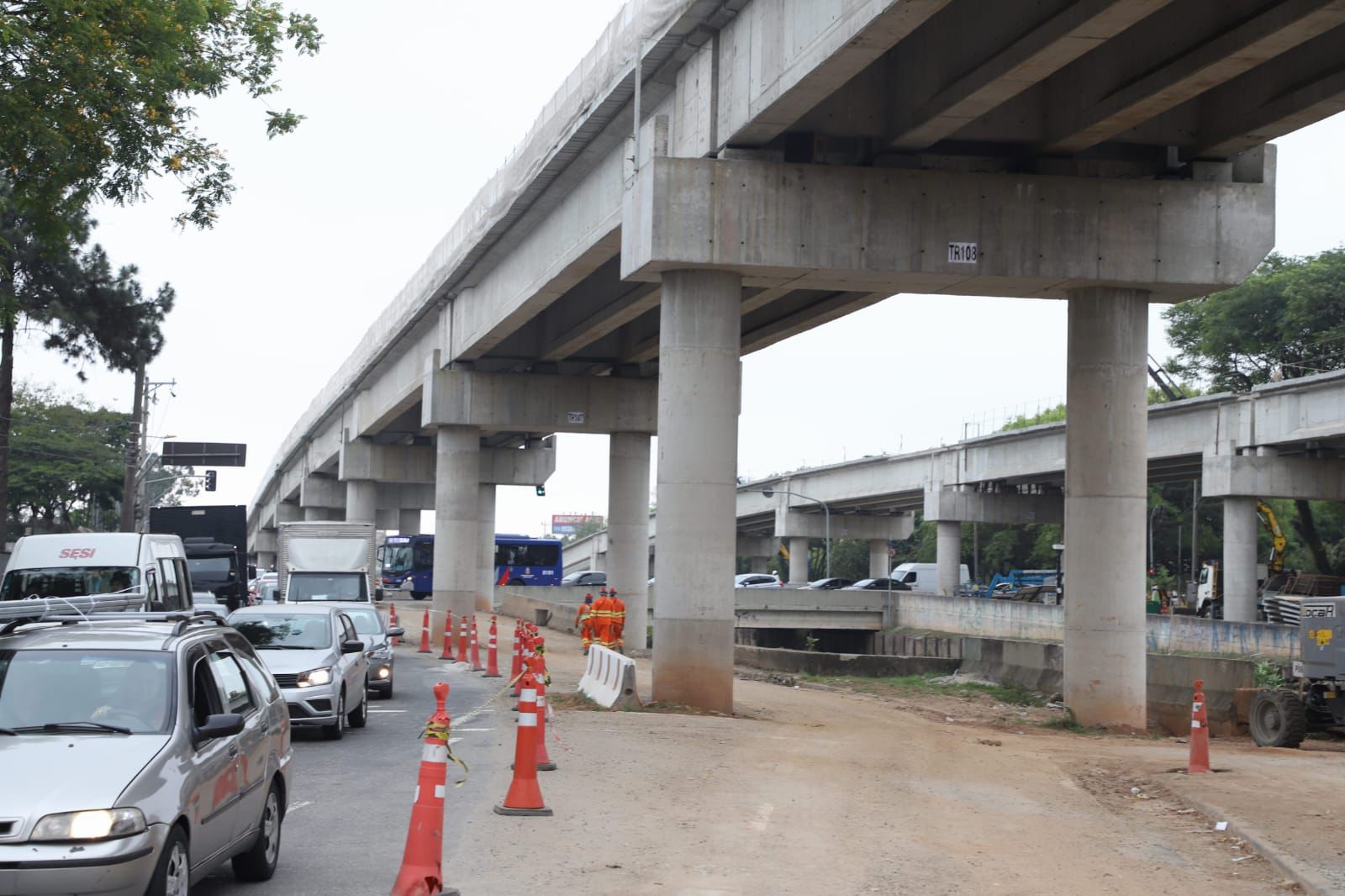 Santo André terá interdições no tráfego para içamento de vigas do Complexo Santa Teresinha