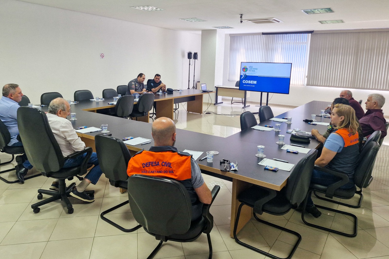 Prefeitura de São Caetano realiza reunião do Conselho de Segurança Municipal