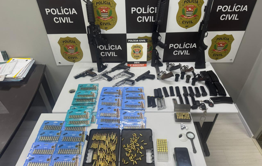 Deic prende quadrilha por comercializar fuzil no interior de SP