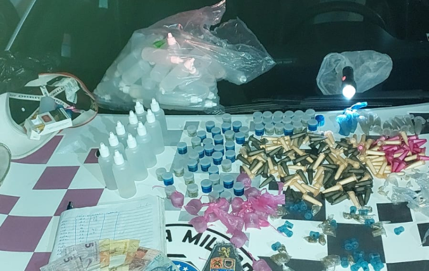 Traficante e preso em flagrante no bairro Casa Grande em Diadema 