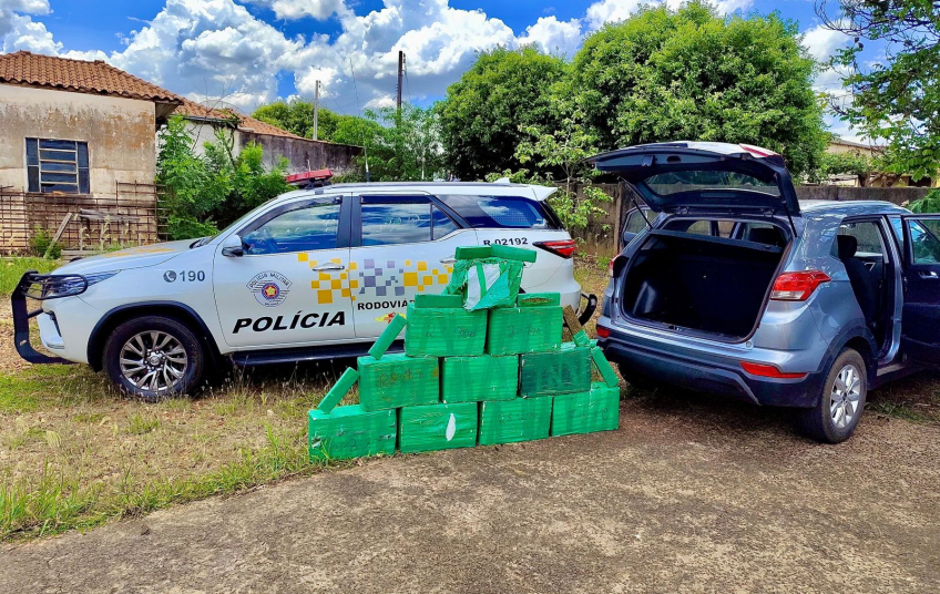 Mais de 250Kg de maconha são apreendidos no interior de São Paulo