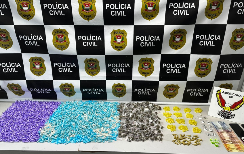 Operação resulta no prejuízo de R$ 200 mil ao tráfico com apreensão de drogas no interior de SP