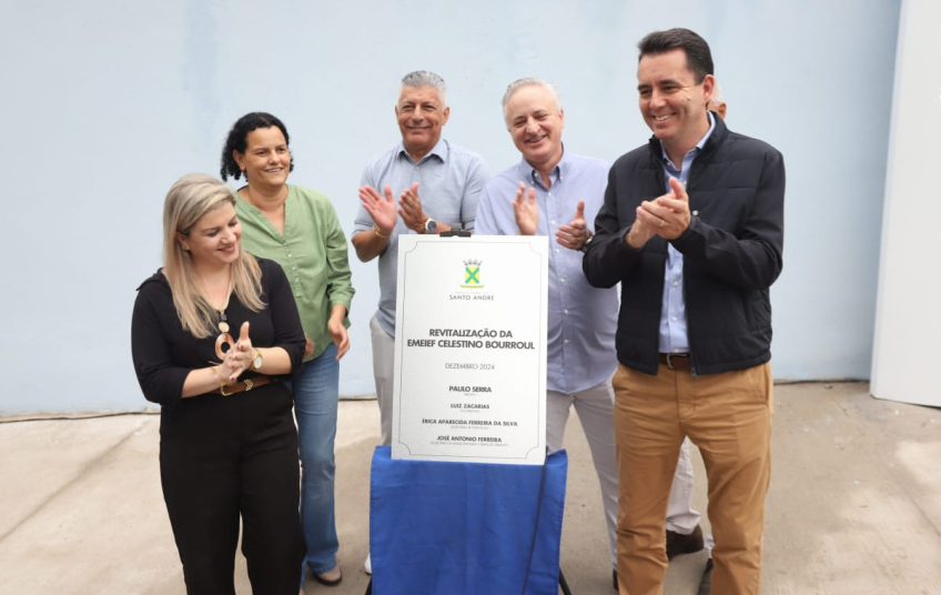 Santo André entrega modernização da Emeief Celestino Bourroul
