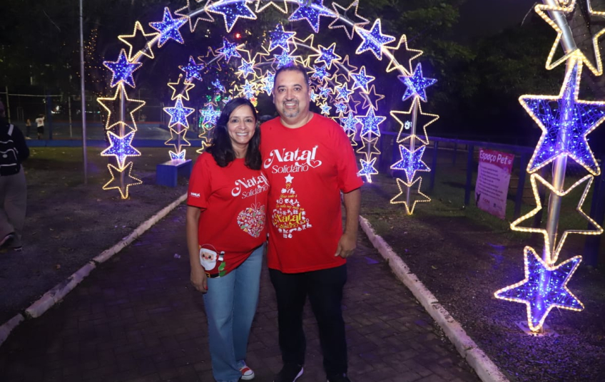 Vila Natalina é inaugurada no Parque da Juventude em Mauá