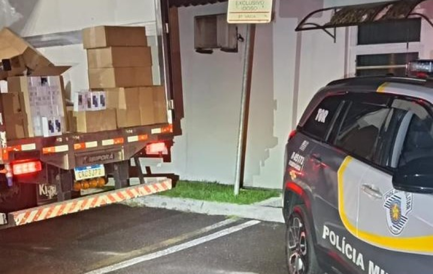 PM Rodoviária apreende celulares avaliados em R$ 4 milhões