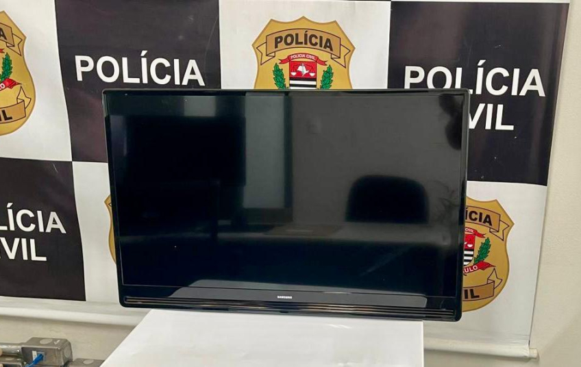 POLÍCIA CIVIL DE TAMBAÚ PRENDE HOMEM POR FURTO DE TELEVISÃO; COMPRADOR TAMBÉM É PRESO POR RECEPTAÇÃO