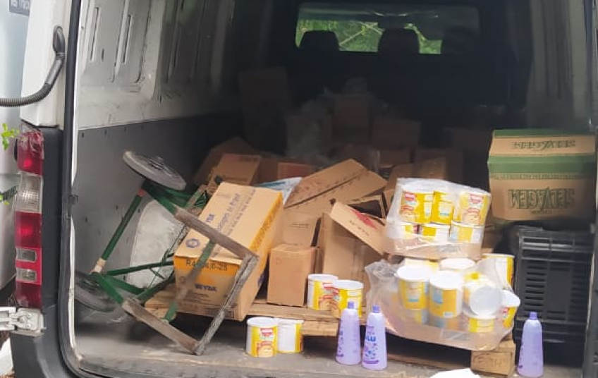 VEÍCULO E CARGA ROUBADA É RECUPERADA PELA PM NA ZONA SUL