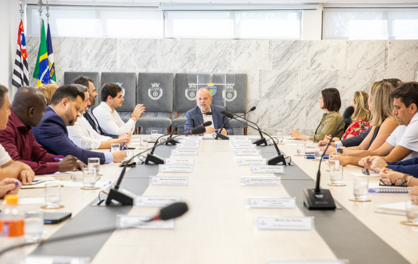 Tite Campanella faz primeira reunião com secretários para alinhar prioridades do semestre em São Caetano