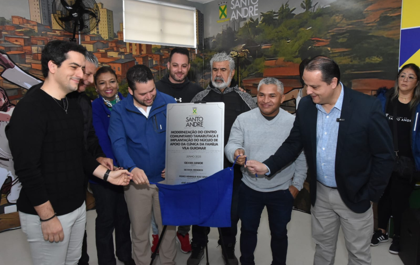Santo André entrega Centro Comunitário Tamarutaca e Núcleo da Clínica da Família Vila Guiomar