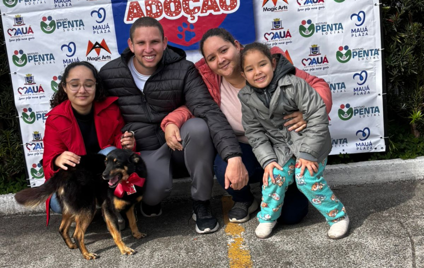 Evento de adoção em Mauá garante novo lar para 11 animais