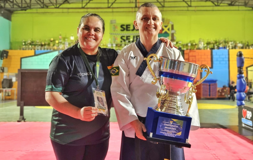 Atleta de Ribeirão Pires brilha no Campeonato Brasileiro de Taekwondo