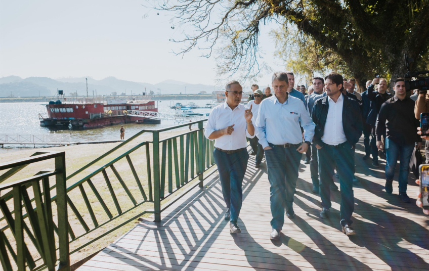 Com articulação do município, governador Tarcísio confirma parceria para revitalizar Prainha do Riacho Grande