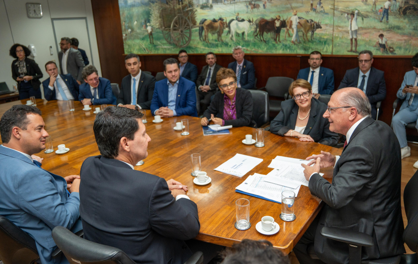 Gilvan defende indústria de Santo André em audiência com vice-presidente Geraldo Alckmin
