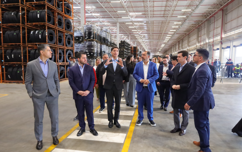 Bridgestone inaugura centro de distribuição em Mauá com presença do prefeito Marcelo Oliveira