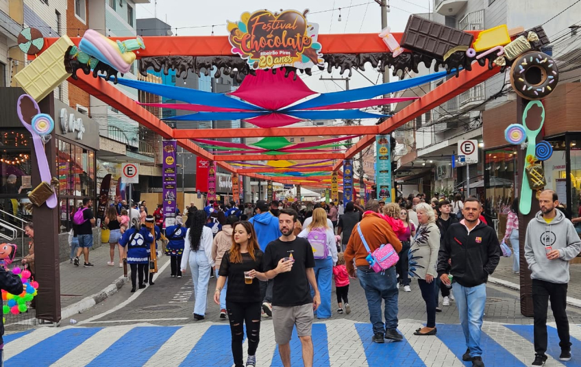 Festival do Chocolate movimenta R$ 6 milhões e impulsiona economia de Ribeirão Pires