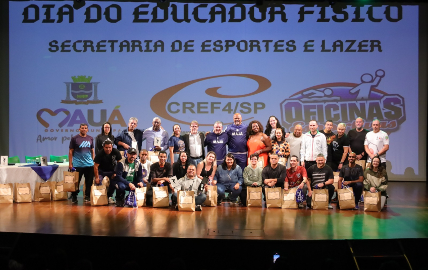 Mauá celebra Dia do Profissional de Educação Física com homenagem e entrega de novos uniformes