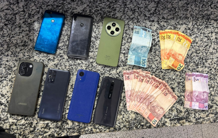 DURANTE OPERAÇÃO IMPACTO EM DIADEMA FORAGIDO DA FUNDAÇÃO CASA É CAPTURADO COM VÁRIOS  APARELHOS CELULARES 