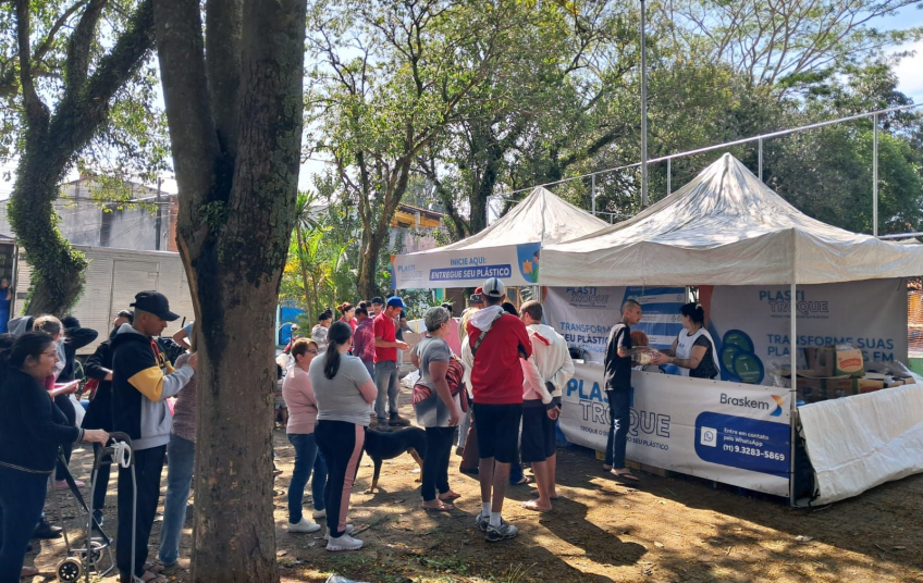 Plastitroque mobiliza comunidade do Parque São Rafael e reforça compromisso da Braskem com a sustentabilidade