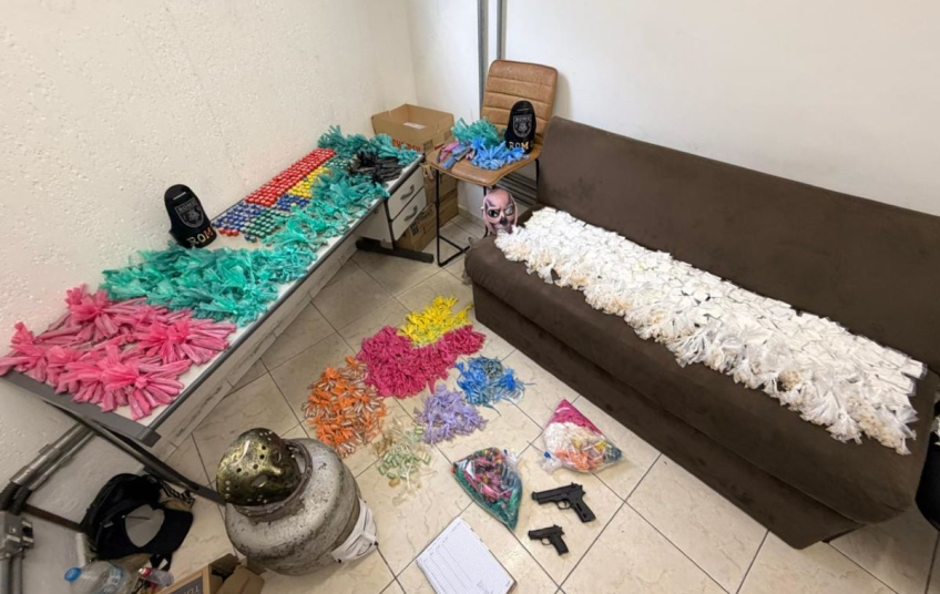 Em atuação histórica, Romu de São Bernardo captura procurado da Justiça e apreende 4,6 mil porções de drogas, boa parte em botijão de gás