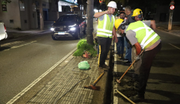 Avenida Dom Pedro II recebe obras para modernizar sistema de iluminação