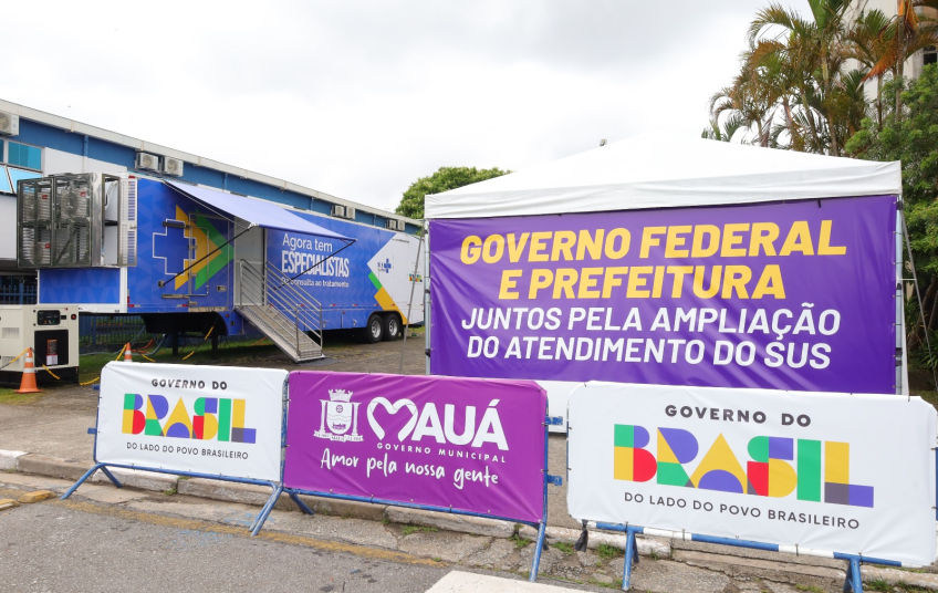 Carreta do Ministério da Saúde já realizou mais de 1,4 mil exames em Mauá, mas absenteísmo ainda preocupa