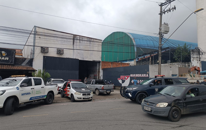 Santo André interdita marmoraria na Vila Luzita por atividade sem licenciamento ambiental